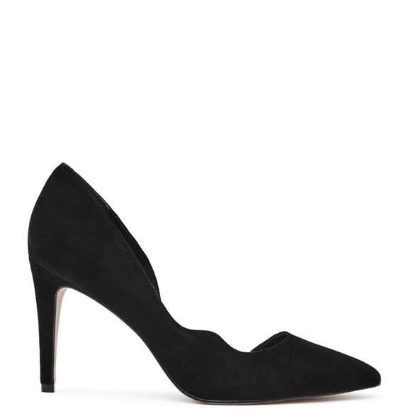 Reiss Shoes - Reiss Black Suede Pointed Toe Pumps Size 40